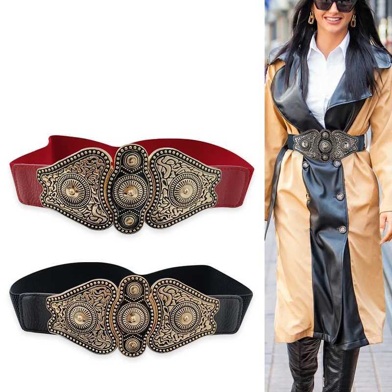 High Desinger Belts For Women Quality Wide Stret Cummeunds Red Blk Corset Belt Female Elastic Waisand White M261016