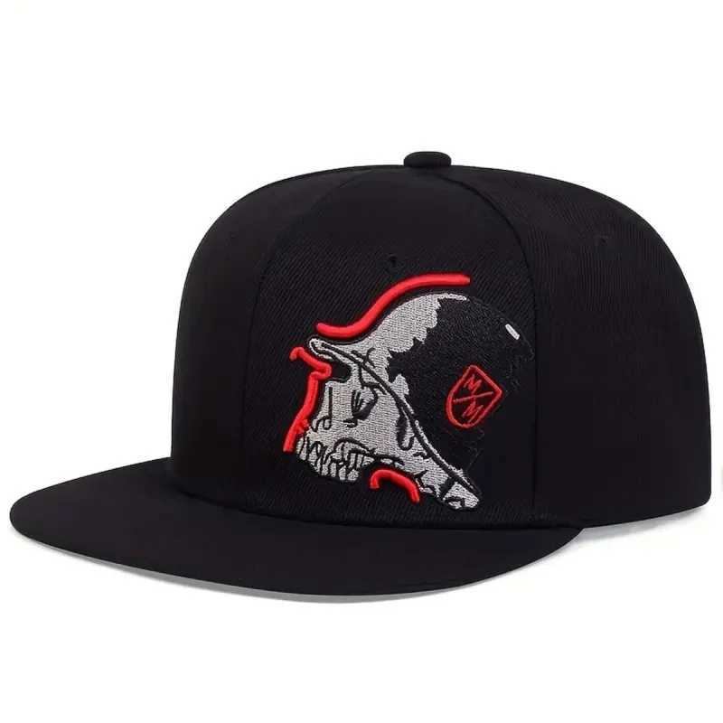 Skeleton Embroidery Baseball Unisex Cap Women Outdoor Sports Flat Hats Men Fashion Men Hip Hop Snapback Caps Sunscreen Hat M261016