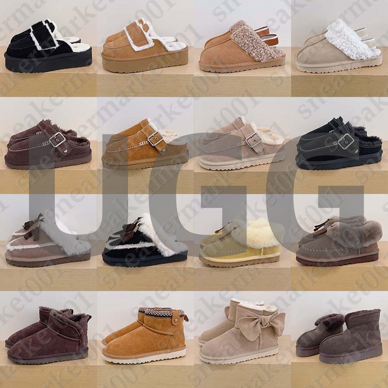 Free Shipping Designer boots martin furry booties uggswomens Goldenstar Evelina Clog Shoes for mens womens sneakers Bottom winter men women boot ove