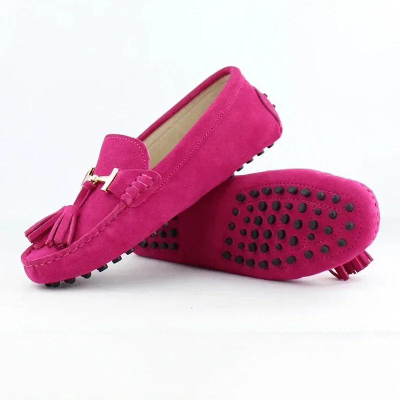 Fashion Women Shoes 100% Genuine Leather Flat Shoes Casual Loafers Slip On Moccasins Woman Flats Lady Driving Shoes 261017
