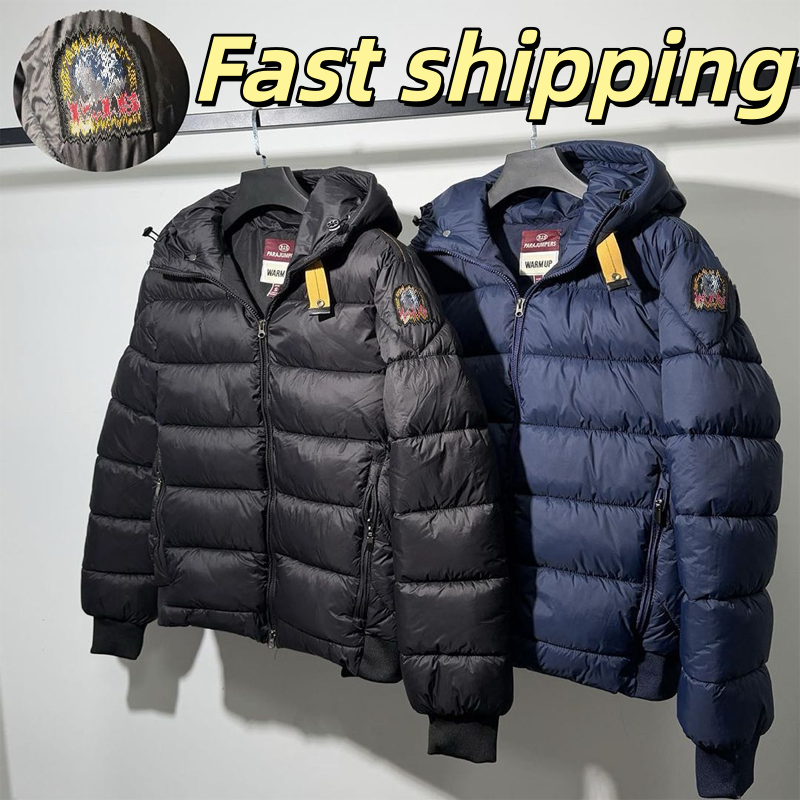 PJS down jacket Parachuting mens Cold resistant Parachuting jacket pjs Winter warm windproof down jacket Outdoor sports vest antifreeze coat casual