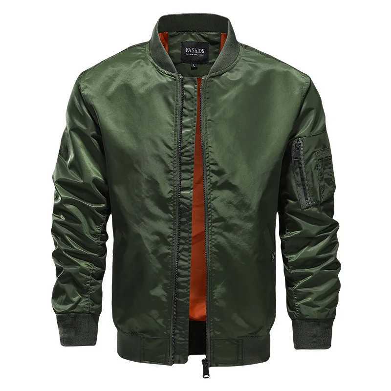 Spring Autumn New Pilot Bomber Jacket Men Loose Fit Trendy Baseball Coat Fashion Casual Daily Street Versatile Male Outer Top S261017XPS7