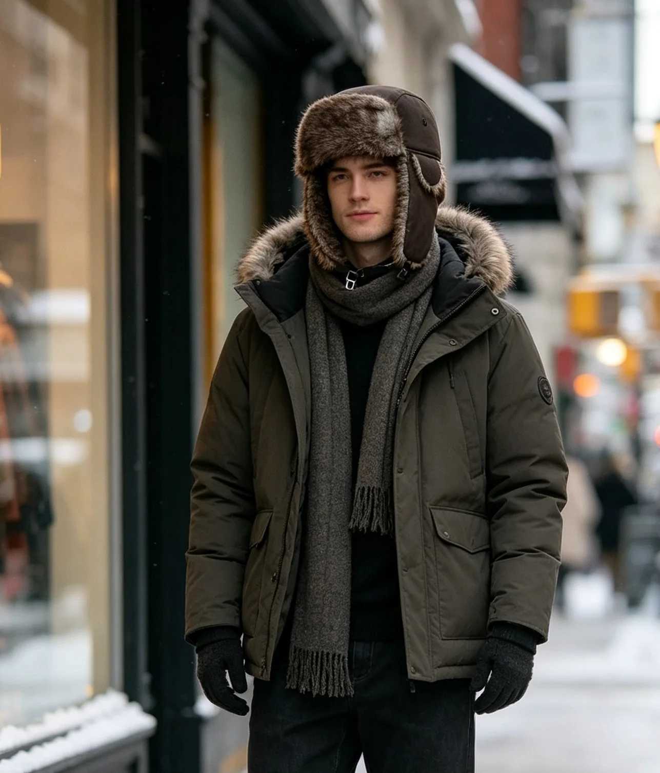 Trapper Hats Men Women Ushanka Bomber Hats Pilot Trapper Cap Winter Faux Rabbit Fur Earflap Snow CapsT261017