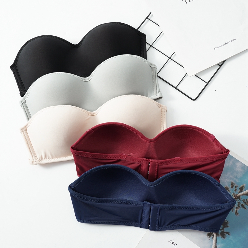 Women Invisible Bra Strapless Bralette 1/2 Cup Women's Underwear Sexy Lingerie Female Seamless Party Wedding Bras dongdumaoyi