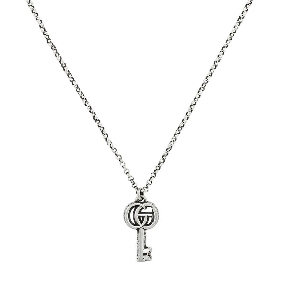 Designer Jewelry gg necklace Necklace Titanium Steel Men s and Women s Couple Large Skull Fearless Love Key Tiger Head Pendant gg Necklace