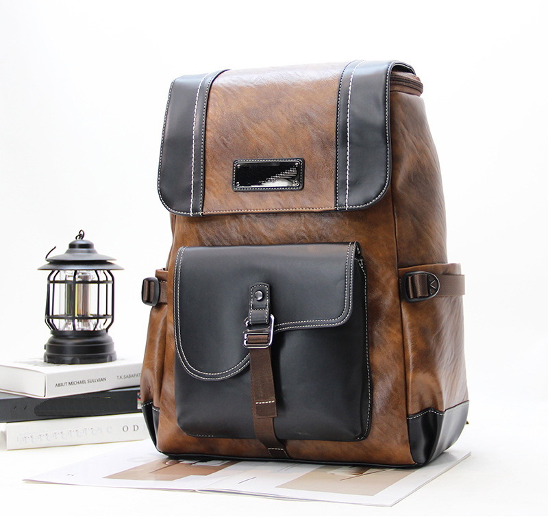 Designer Women Men Backpack High Quality Pu Leather Men's Laptop Backpack Fashion Boy Business Outdoor Travel Man School Backpack