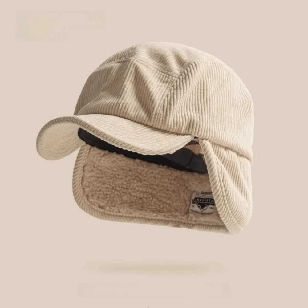 Trapper Hats Versatile Retro Bomber Hats Fleece-Lined Windproof Ear Protection Caps Warm Earflap Lei Feng Caps Autumn Winter Men Women WearT261017