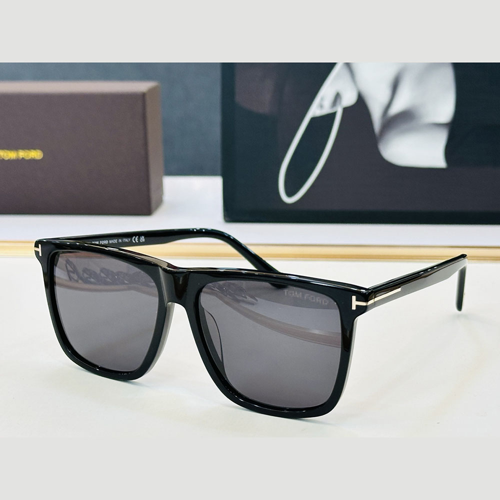 Top Version Ford FT0832 Sunglasses Luxury Rivet Polarized Sun Glasses High-Quality Fashion Eyewear Frame for Men and Women With Box