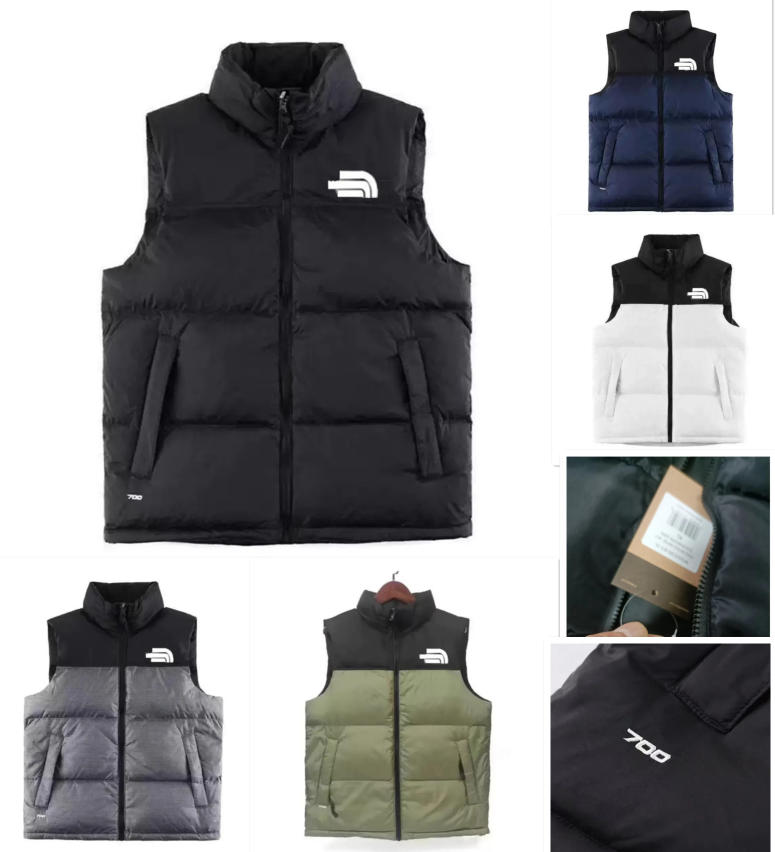 Men Vest Puffer Jacket Designer Winter Unisex Down Vest Coats Coatpeak Unisex Long Sleeve Zipper 700 Fill-Down Stowable Hood Water-Repellent Finish