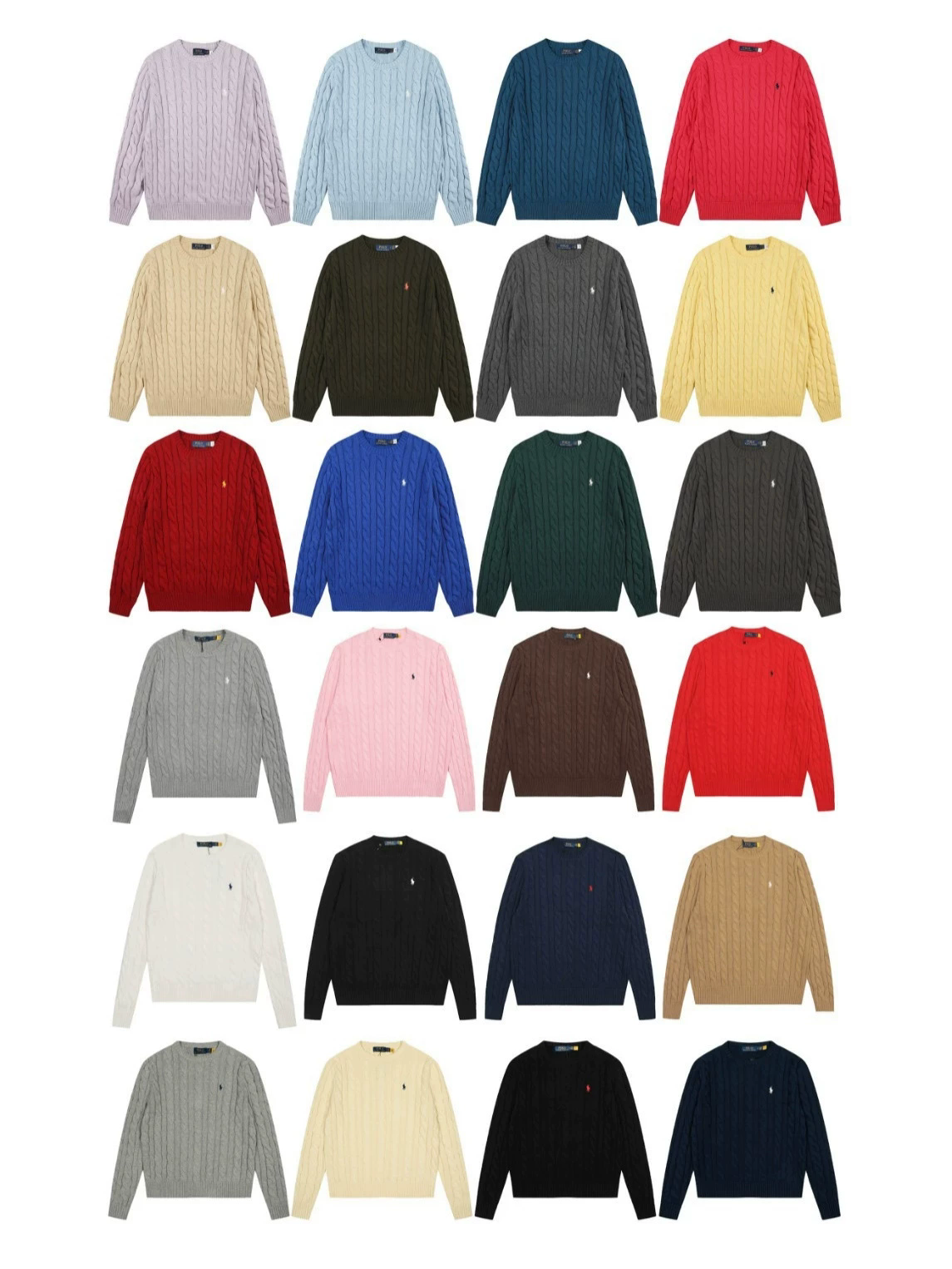 2026 High Quality Mens Sweaters Wool CasualPull Half Zip Women Hoodie Polo Jacket Winter Long Sleeve Sweater Pullover AS Size S-2XL