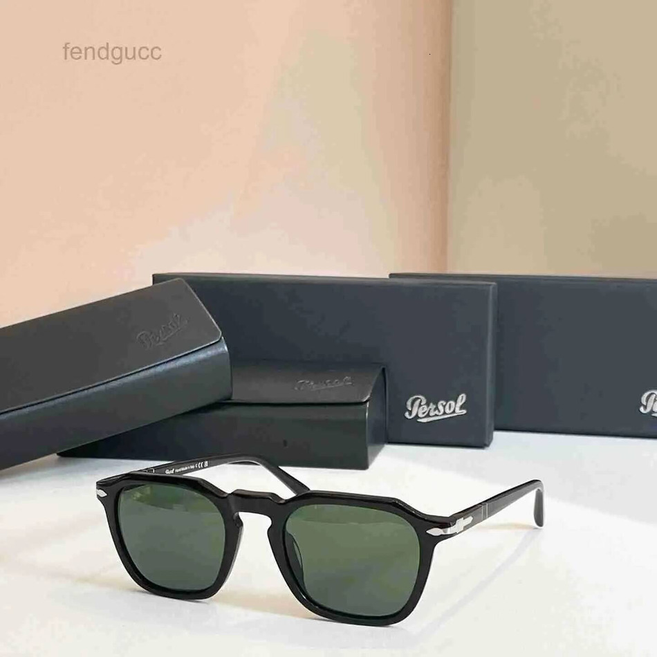 2026 Top Version Persols Sunglasses For cologne Men Luxury And Fashion Model 3292 V Hexagonal perfume Glasses With Box Designer X1