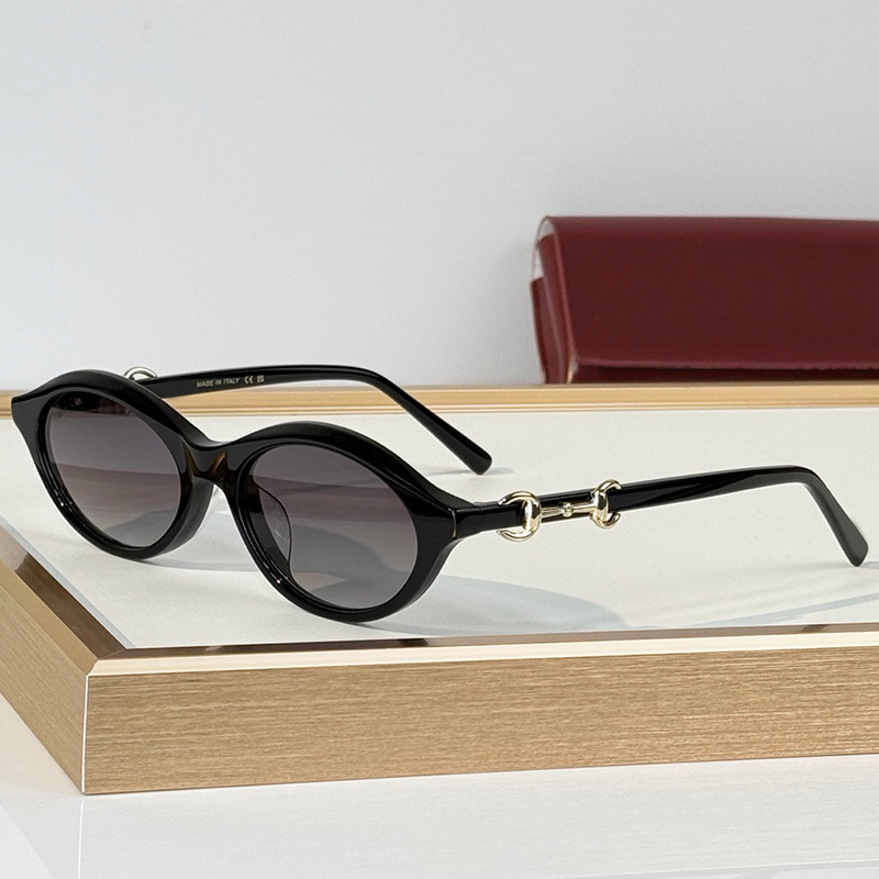 26SS Fashion Mini Sunglasses for Women Designer Sunglasses Women Luxury Round Men Sunglasses Outdoor Casual UV Sunglasses for Summer G2215S