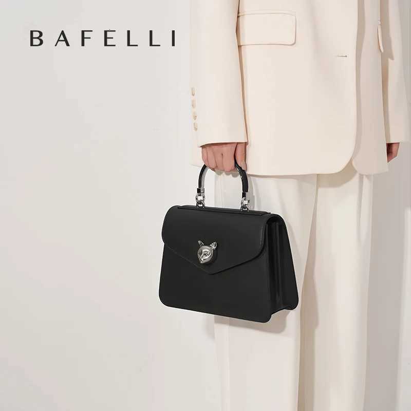 Designer NEW BAFELLI WEN'S Totes 2025 FI HANDBAG LADY STYLISH BUSINESS FEM LEATHER LUXURY BRAND CASUAL SHODER PURSE J261016