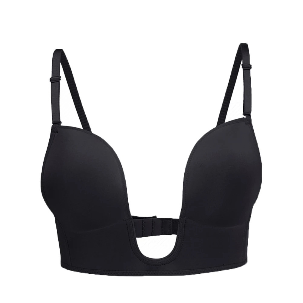 Deep UShaped Plunge Bra Lift Up Low Back Wirefree Bra Women Underwear Womens UShaped Sexy Lingerie For Backless Dress 261016