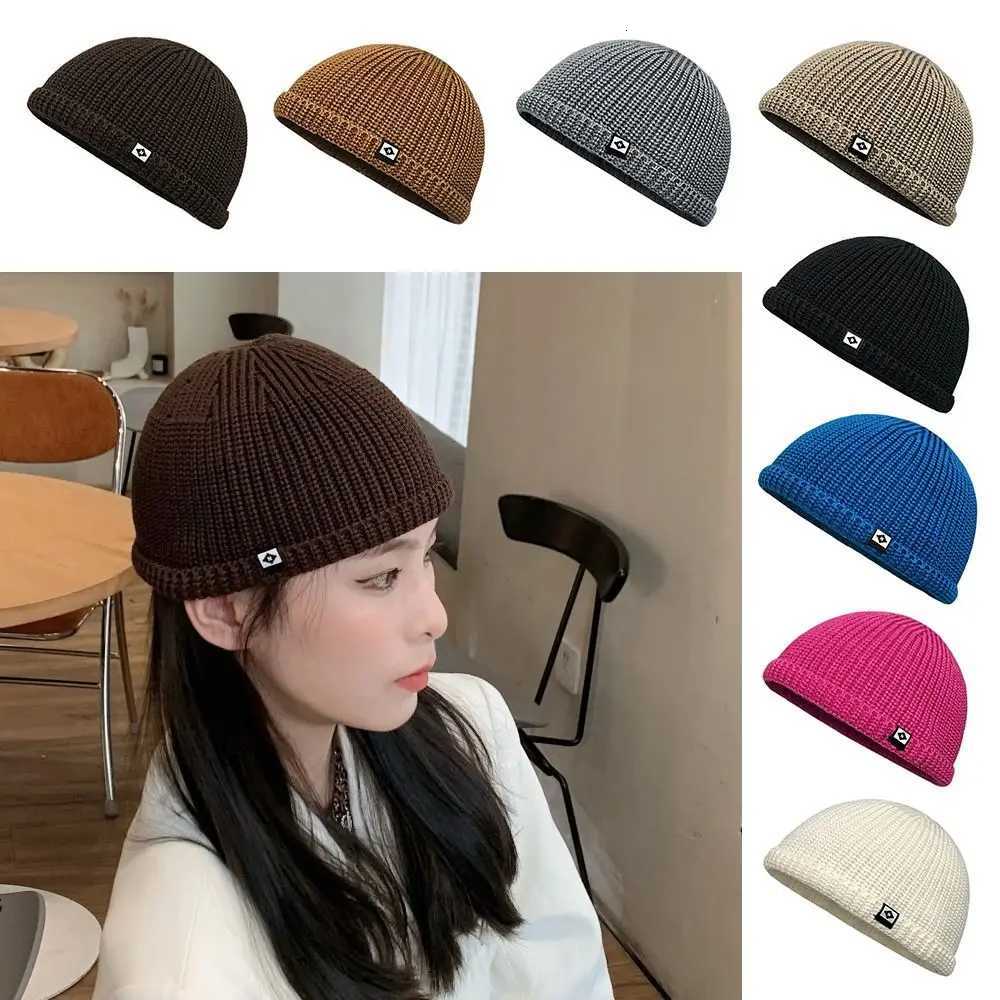 Beanie/Skull Caps Soft Knitted Hat Thickened Hip Hop Hat Autumn Winter Hat Windproof Ear Protection Skullies Beanies Cap Outdoor Q261017