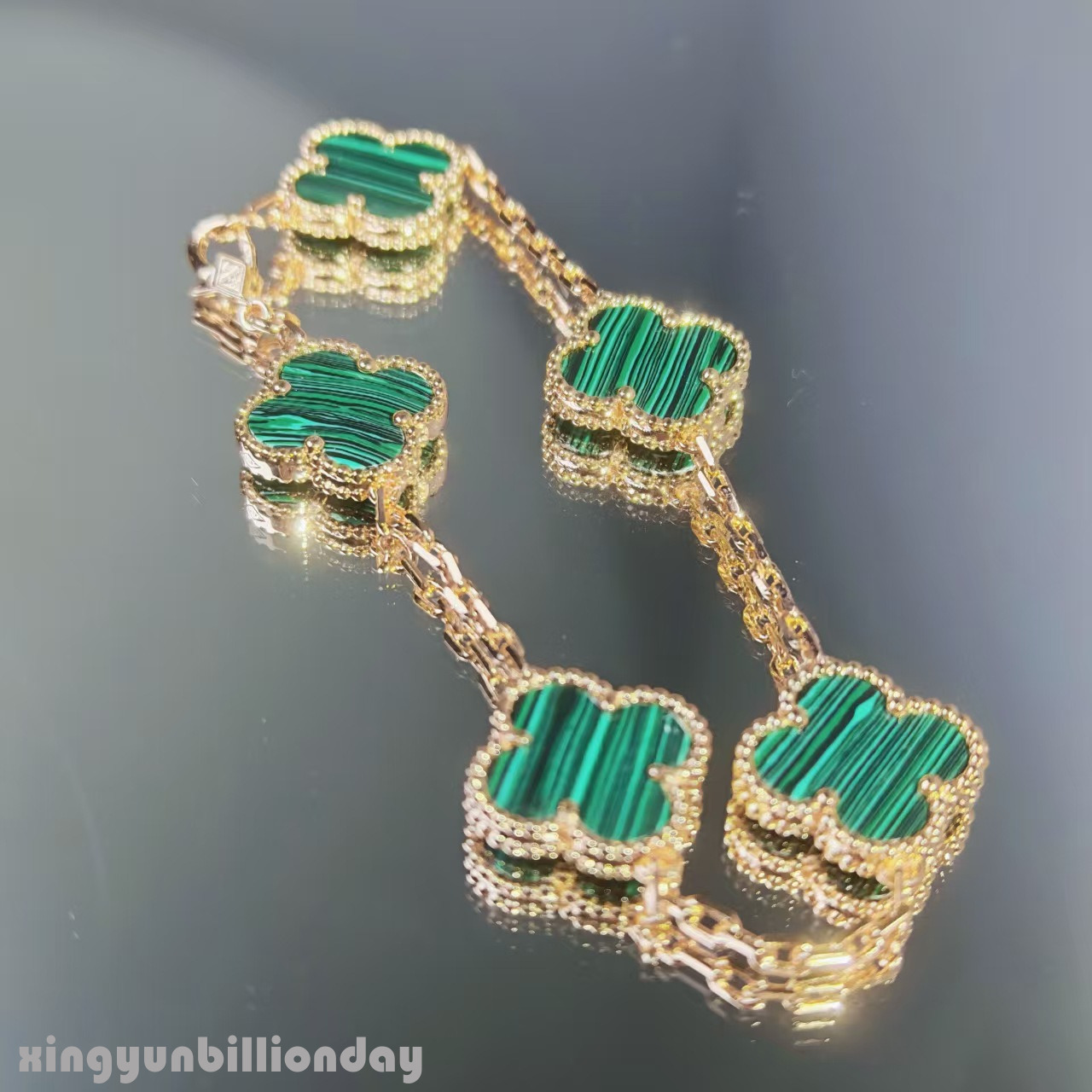 Designer Jewelry vca bracelet Four-Leaf Clover Five-Flower Bracelet V-Gold Natural Fine Carving vanly cliff bracelet