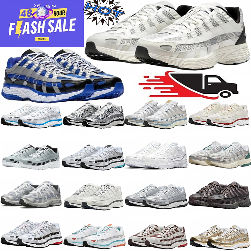 Designer 6000 men Breathable Running shoes Mesh Black Mesh Dark Grey Light Grey Running Shoes Retro Chunky Sneakers Cushion Athletic Footwear for Ou
