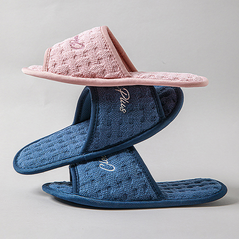 Cotton Casual Home Slippers for Women 2025 Designer Open Toe Slides House Soft Light Summer Elegant Shoes Ladies Flats One Size ddmykukumalu