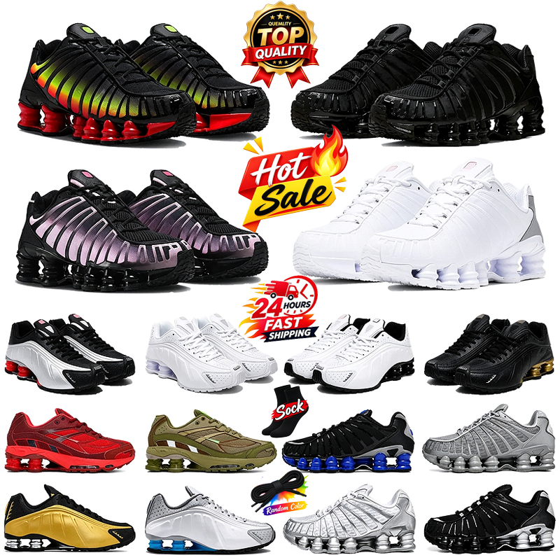Designer running shoes TL R4 sneakers outdoor durable trainers comfortable runner black white playful pink metallic silver sports shoe men women siz