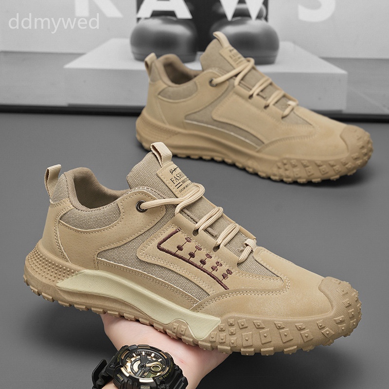 Men's Outdoor Non-Slip Sneakers Hiking Work Shoes Casual Sports Rubber Sole