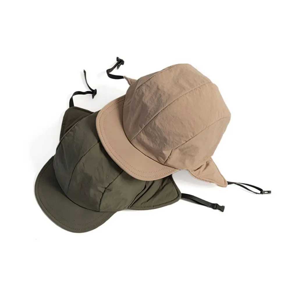 Trapper Hats Outdoors Japanese Bomber Hat Thick Warm Ushanka Fur Hat Windproof Ear Protection Winter Cap for Men WomenT261017