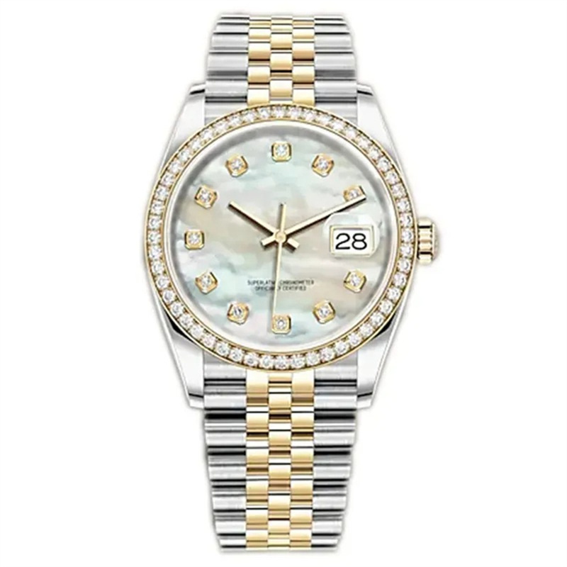 U1 Top AAA Womens Watches Sapphire Crystal Automatic Mechanical 69178 High Quality Day Date just Watches Jubilee Gold Diamond Bezel Lady Watch Gift