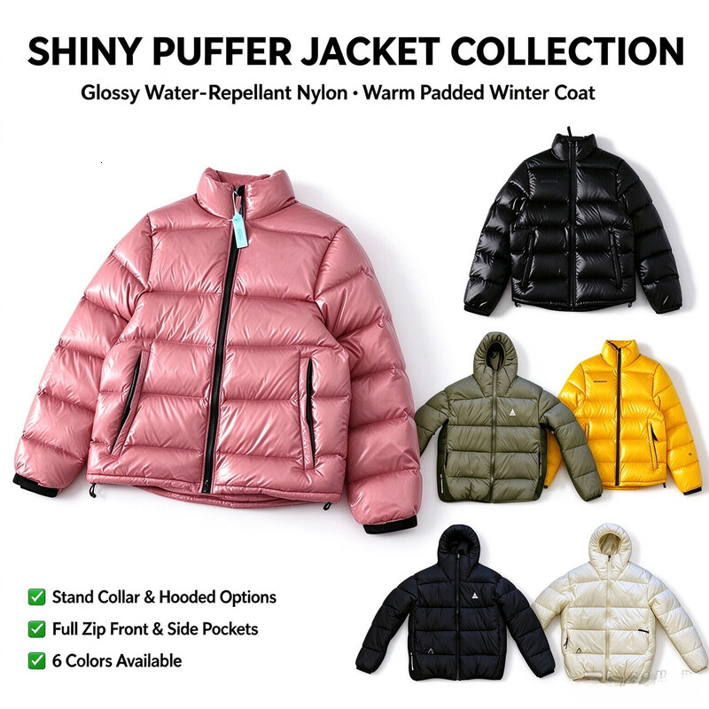 Quality NOCTA puffer Jackets shiny Parkas Designer Mens Down Jacket White Duck Down Winter Coats Men Women Thickening Warmth tees
