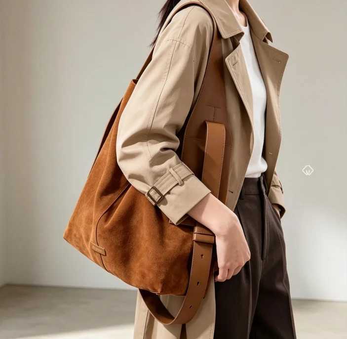 Evening Bags S 2026 New Exquisite Commuting Shoulder Bag Handbags Designer Bag for Women Single-shoulder Crossbody Bag Designer Style Suede H261016