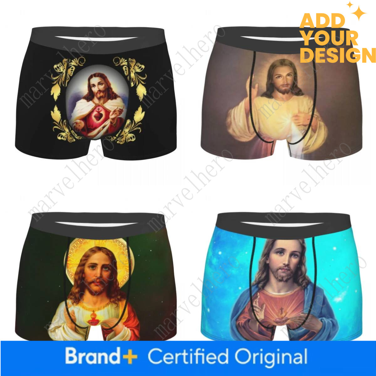 Men Boxer Cool Jesus Boxers Shorts Panties Men S Underpants Breathbale Religion Christian Lord God Briefs Underwear