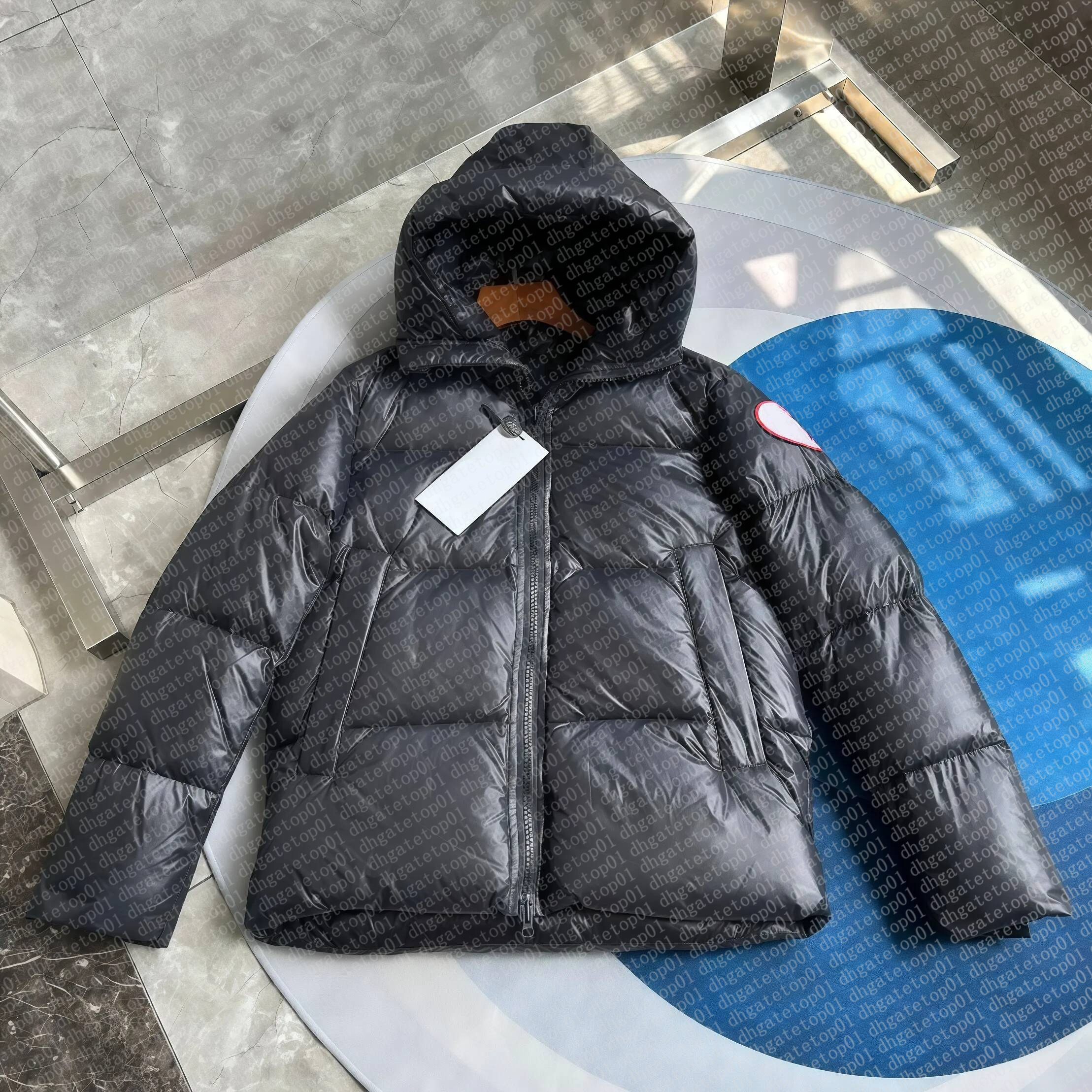 Canada designer puffer jacket Crofton Hooded Down Jacket unisex Lightweight Packable Puffer Coat Wind Resistant Warm Winter Down Outerwear jackets c