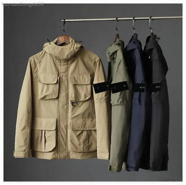 stone Jackets Windproof and Waterproof Outdoor Pull Stone Sports Mountaineering Clip Designer Brand Jackets Pocket Casual Mens topstoney Jackets a38