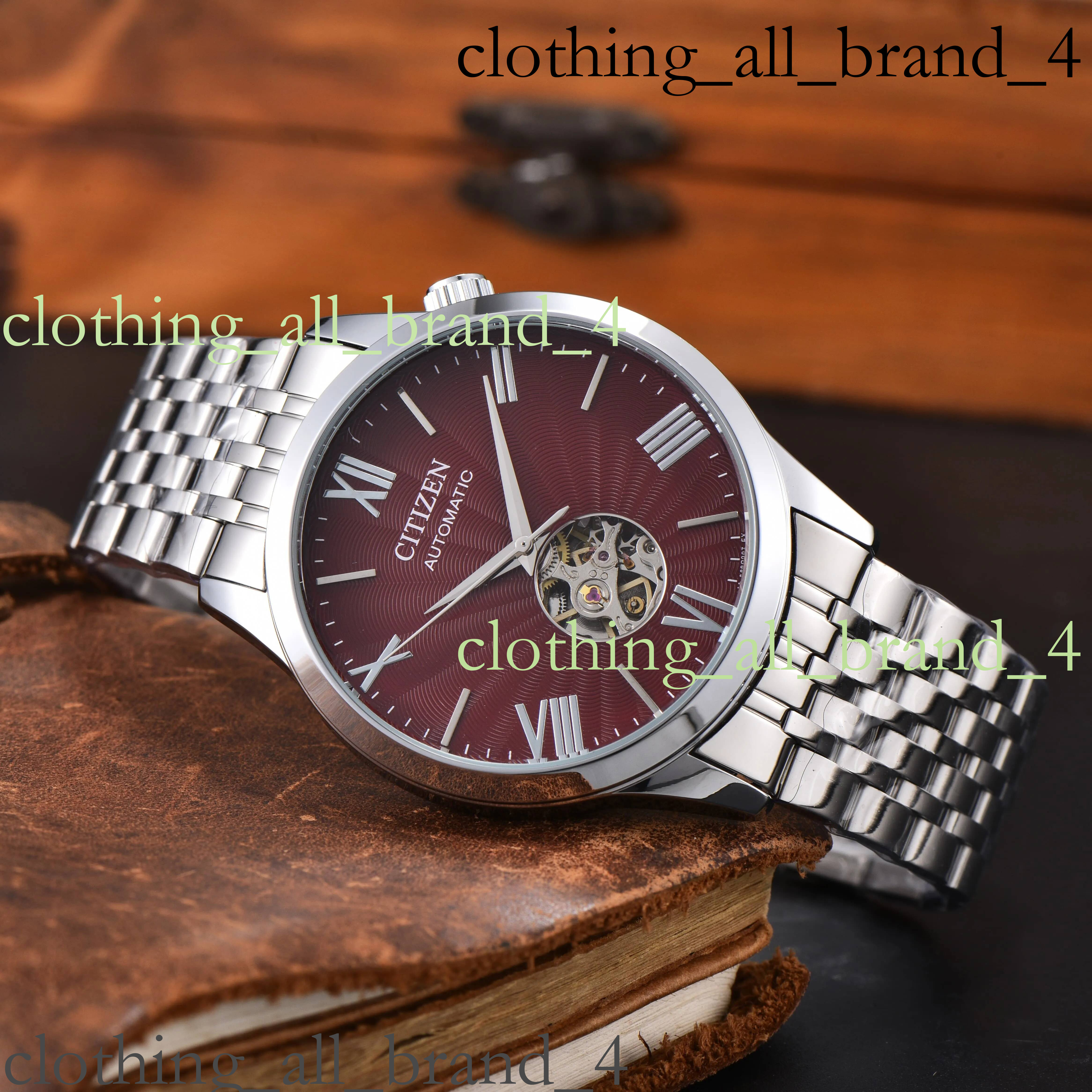 Citize Watch Men Luxury Trend Citi Quartz Calendar Waterproof Multi Function Fancy Round Stainless Automatic Date Designer High Quality Mens Citizen