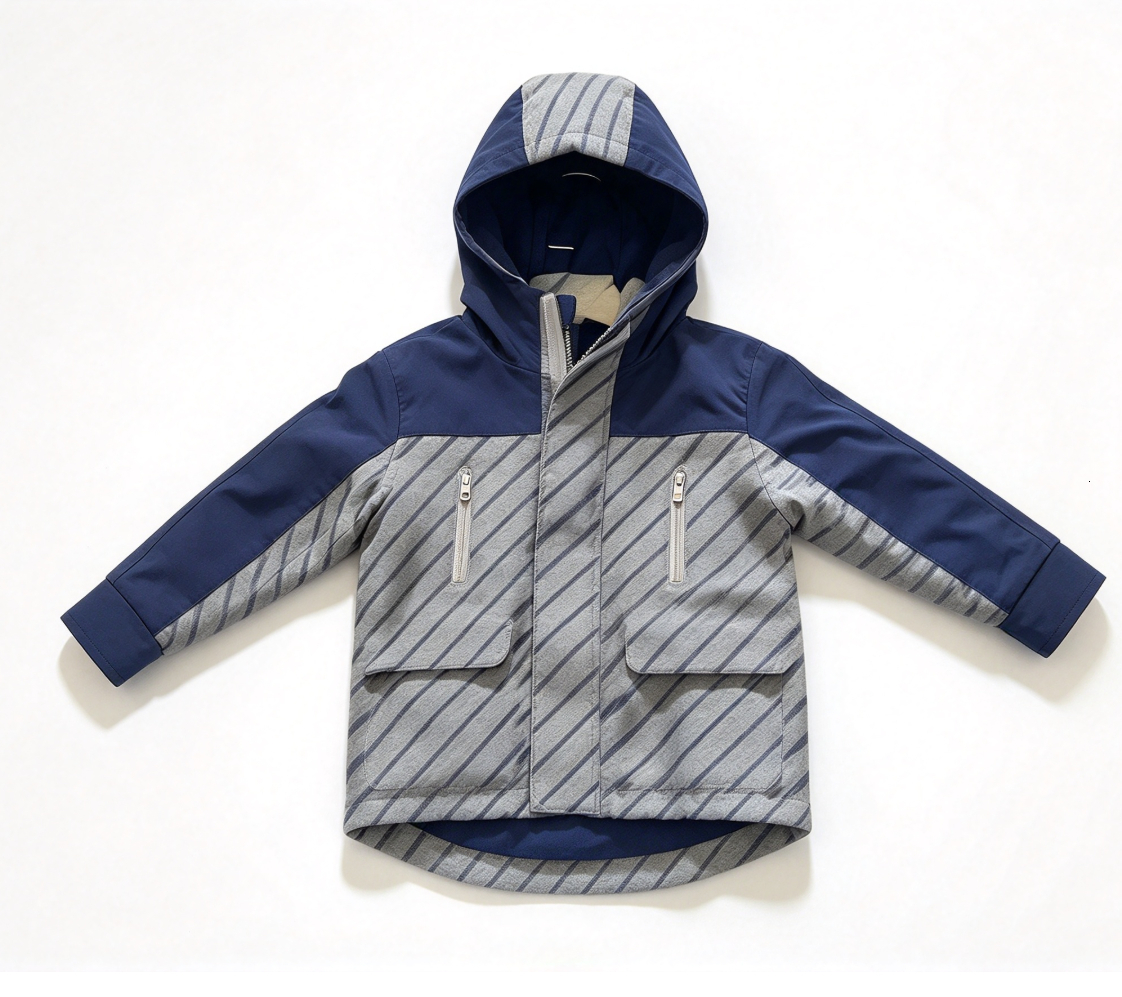 Letter Down Coat Top Baby Long Down Jacket Full Print Kids Winter Jacket Size 100-160 Intaglio Printed Zipper Children Overcoat