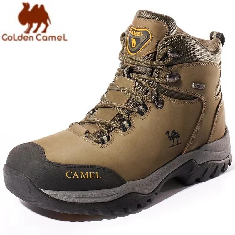 GOLDEN CAMEL Waterproof Hiking Shoes Men and Women Outdoor Anti-Slip Climbing Trekking Shoes for Men Leather Hiking Boots 261013