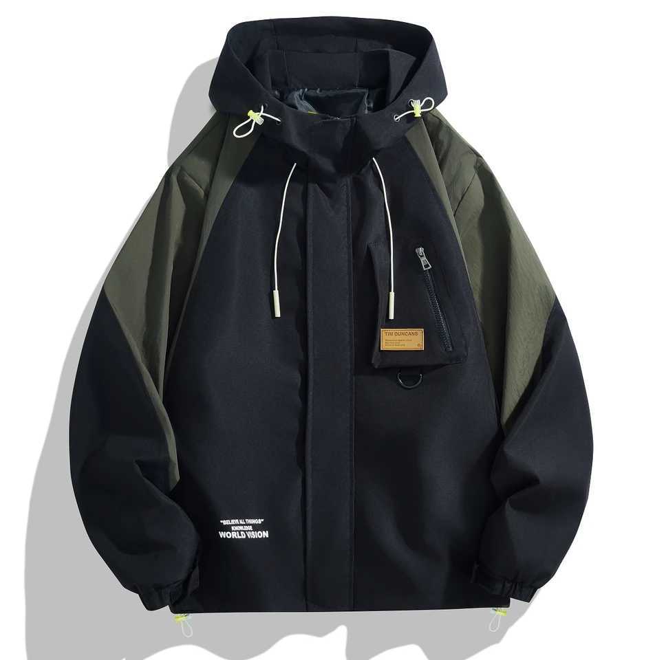 Spring and Autumn New Mountain Style Outdoor Large Size Jacket Trendy Casual Couple Work Jacket Men's Jacket S261017R521