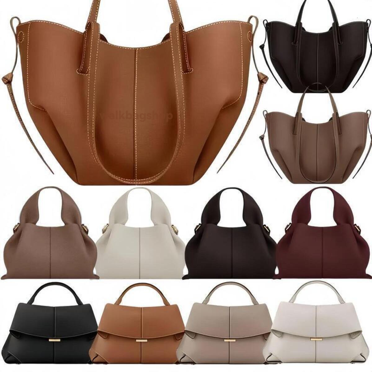 Women Bags Soft Leather Half Moon Tote Handbag Large Capacity Shoulder Bag Minimalist Top Handle Bag Solid Color Commuter Bag Casual Daily Ladies Pu