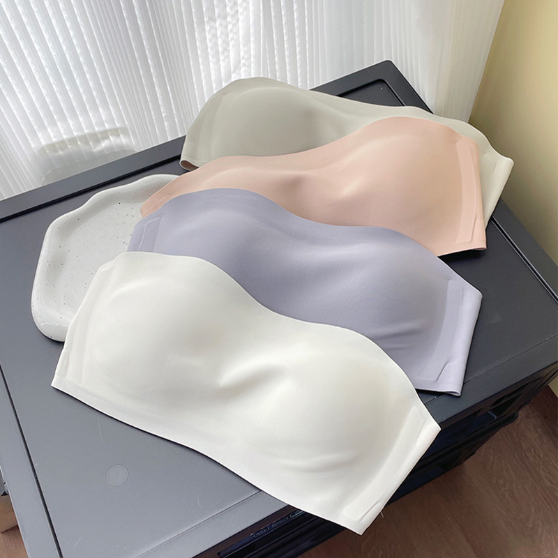 Women Sexy Strapless Bra Push Up Wireless Bras Tube Top Anti-Slip Seamless Invisible Bralette Without Straps Ladies Lingerie dongdumaoyi