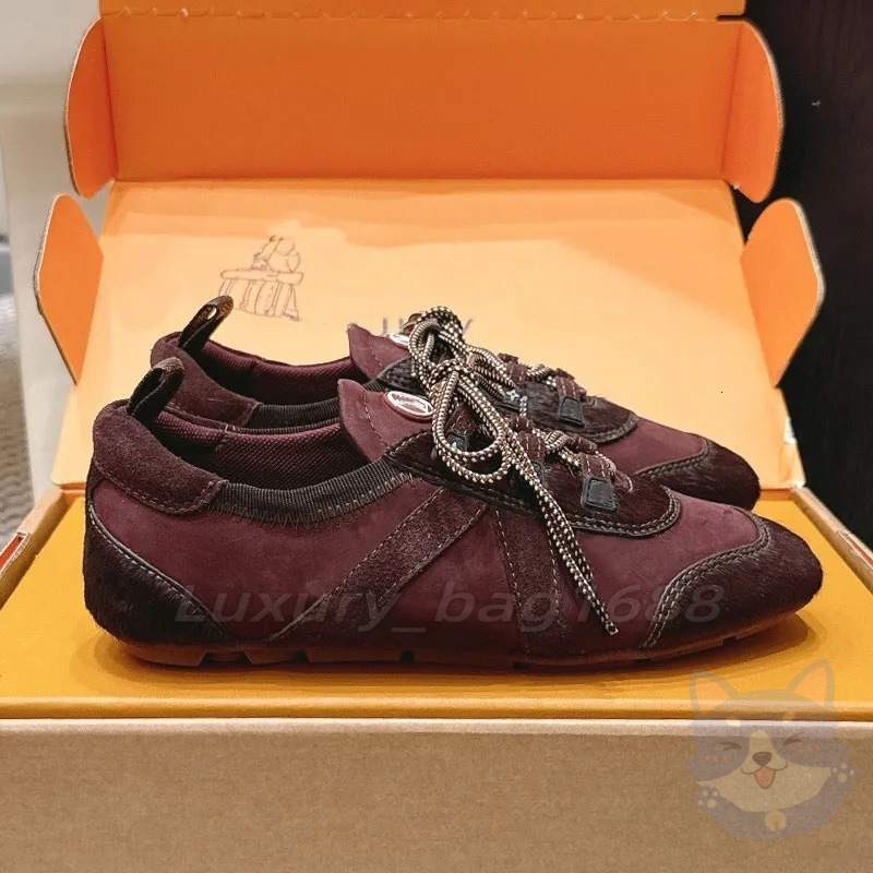 Classic Retro German training Summer Autumn sneakers Womans designer Casual shoes leather Ballet shoes Run Tennis Luxury sneakerina athletic trainer