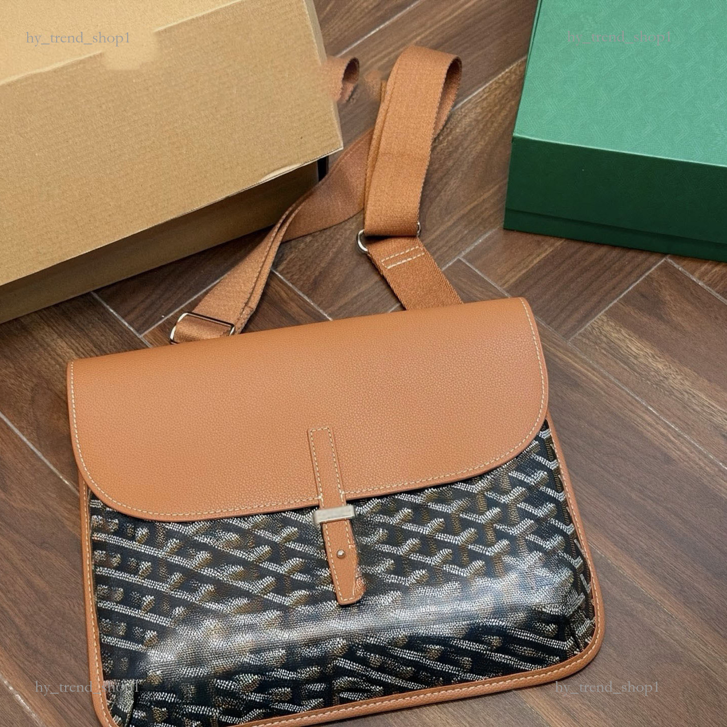 Luxurys Designers Bags fashion men women travel Dogtooth Gao Deyaya COURSIER men's and women's briefcase flap messenger bag hand chain cro