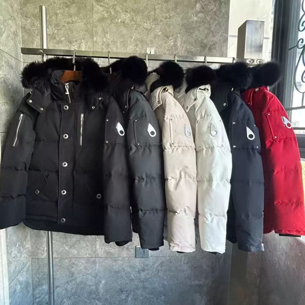 Moose Jacket Men Puffer Jacket Doudoune Winter Jacket Cardigan Men Womens Jacket High Quality Winter Warm Parka Fashion Windbreaker Clothing