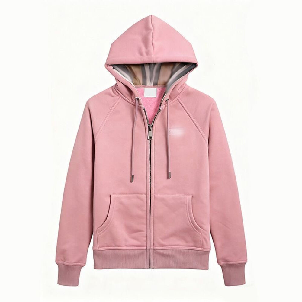 Burburyrs Men Hoodies British Style Hooded Womens Sweatshirts Spring And Autumn Zipper Jacket Casual Sweatshirts Women Cardigan Designer BB Hoodie 6