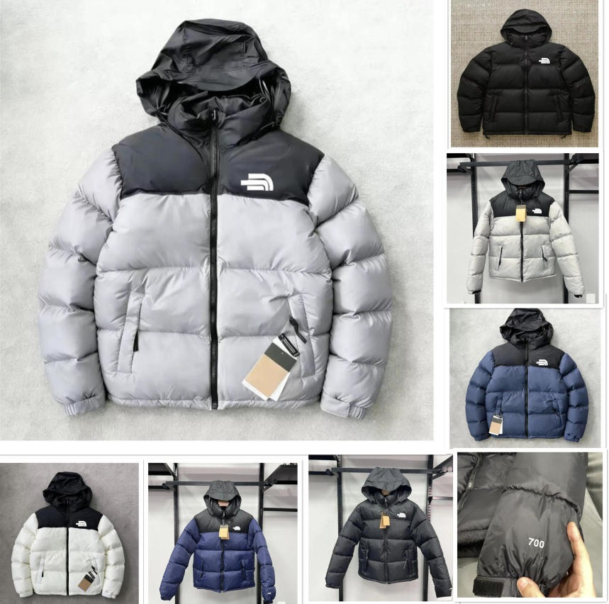 Men Puffer Jacket Designer Down Jackets With Hood Jacket NF code 700 Fill Parka Winter Luxury Women Overcoat Jacket Down Coat Couple Thick Warm NF C