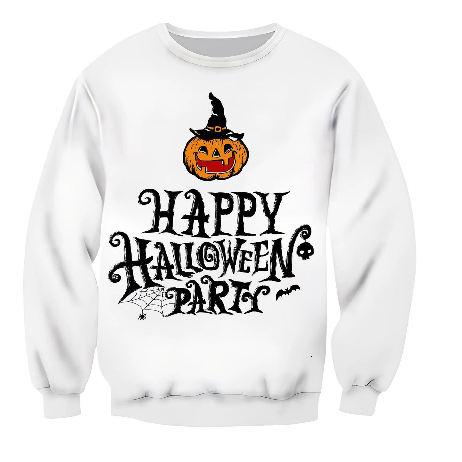 2026 Autumn European And American Couple Outfits Christmas 3D Crew Neck Letter Digital Print Sweatshirt Free Shipping