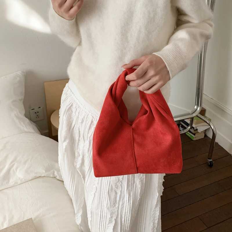 Designer Suede Totes Wen's Small Faux Slouchy Hobo Bag Soft Texture Casual Daily Off Fi Lightweight Shoder Bag 2026 New Trend J261016