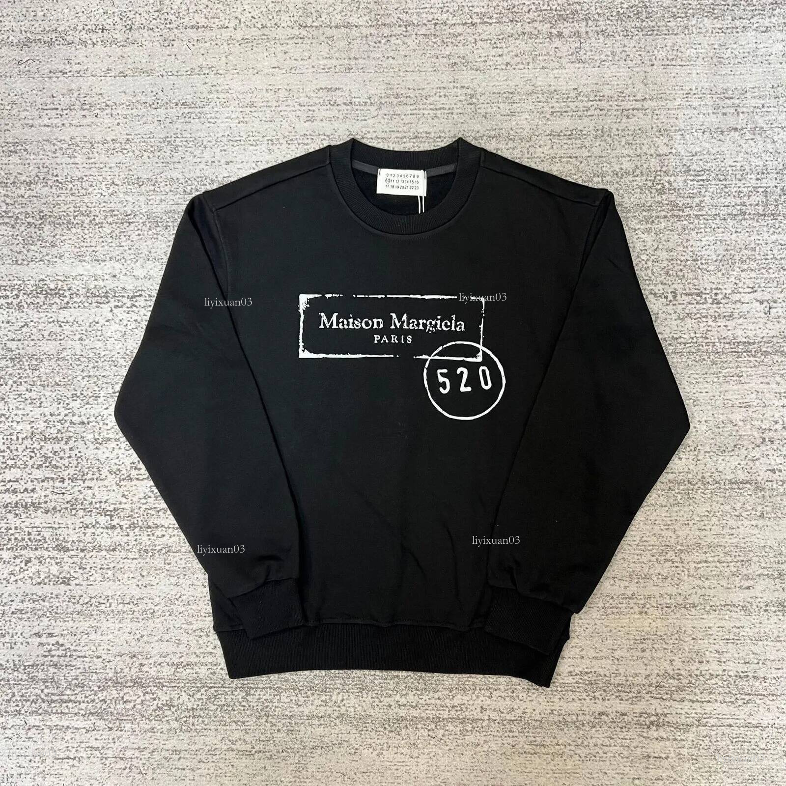 Margeilalies hoodie Designer Mens Contemporary Style Brand Cotton Comfortable Hip Hop New Daily Wear Womens High Quality Fashion Luxury Mm6 Long Sle
