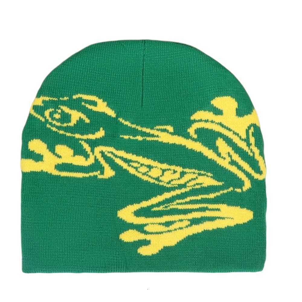 Beanie/Skull Caps Unisex Tree Frog Beanie Stretchy Knit Skull Cap for Outdoor Sports Casual Streetwear Winter HatT261017