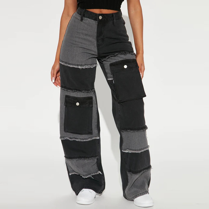 Women Plus Size High Waist Straight Jeans Autumn Fashion Denim Pants Premium Fabric Comfort Fit Casual Daily Wear Versatile Long Trousers For Ladies
