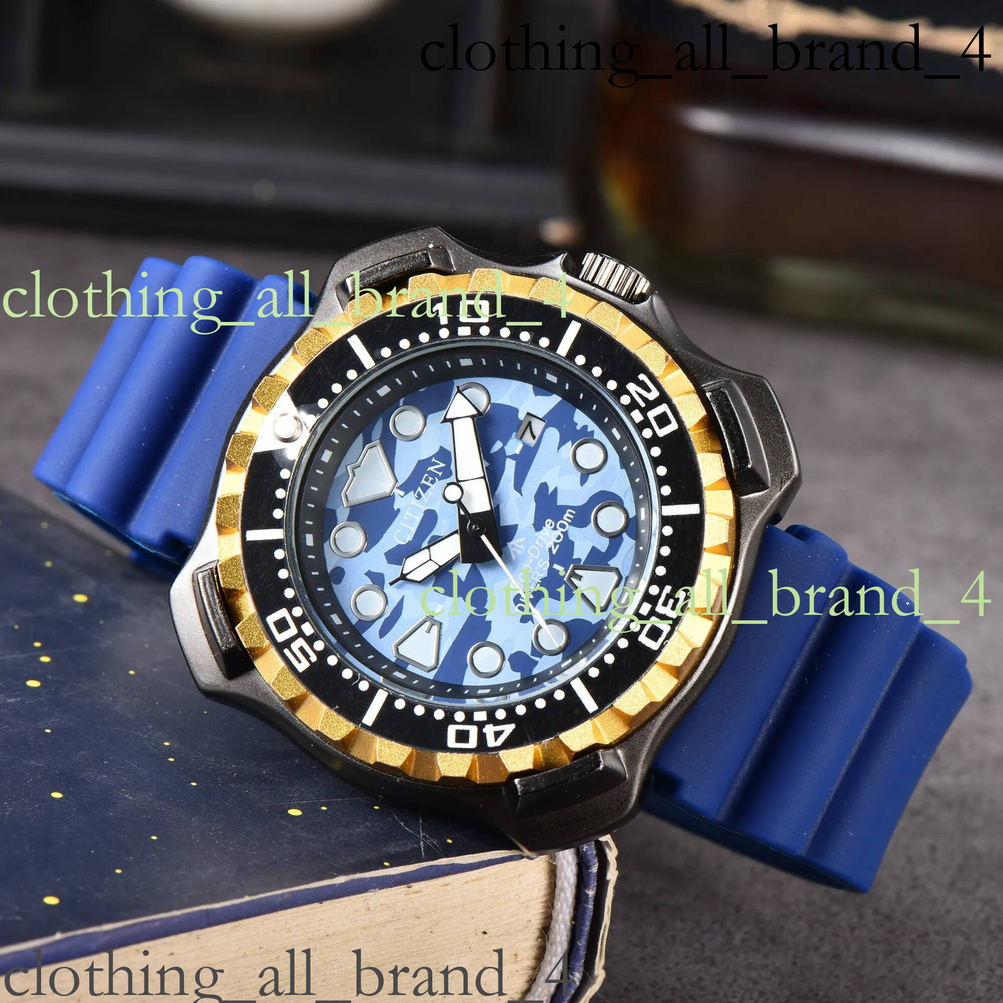 Citize Watch Men Luxury Trend Citi Quartz Calendar Waterproof Multi Function Fancy Round Stainless Automatic Date Designer High Quality Mens Citizen