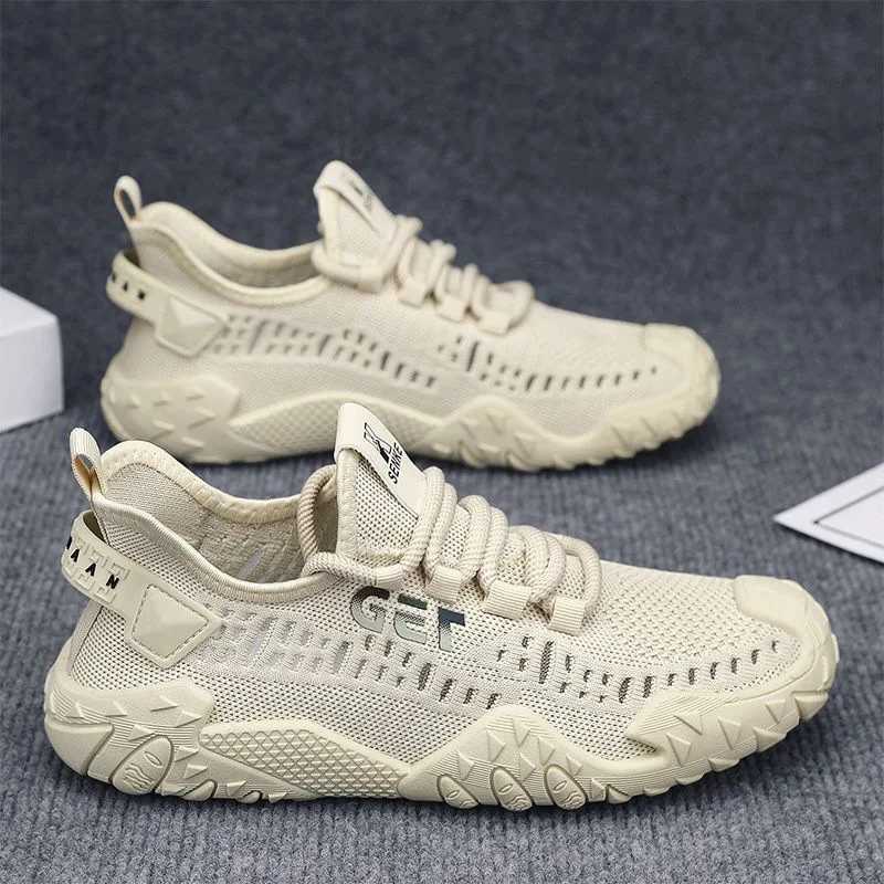 Casual Shoes Men's 2026 New Summer Mesh Sneakers Lightweight Running Sports Walking Shoes Breathable Soft Sole Non-slip Casual Shoes H261016