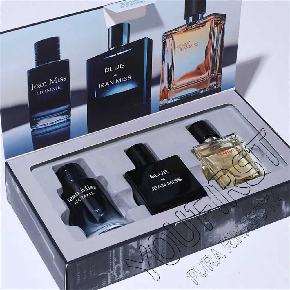 High Quality Men Perfume Hombre 90ml Gift Box 3pcs Set Colognes Scent Fascination Man Perfumes Masculinos Lasting Parfum Heren M261016